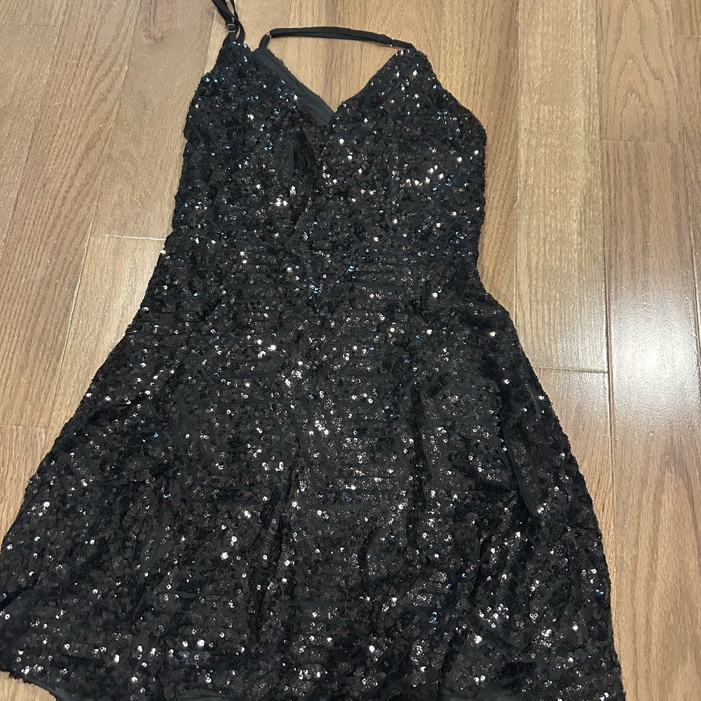 Black Sparkly Dress Size S